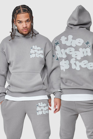 DREAM IS FREE HOOD 2.0 - GREY