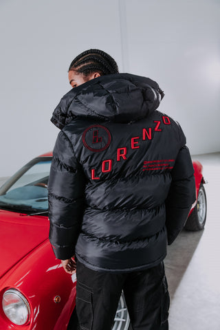 VANTAGE JACKET - BLACK/RED