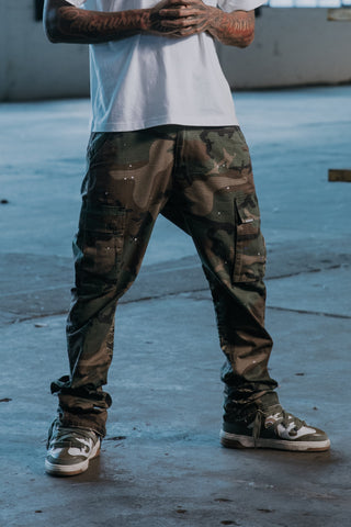 GENERAL CARGO FLARE PANT - CAMO