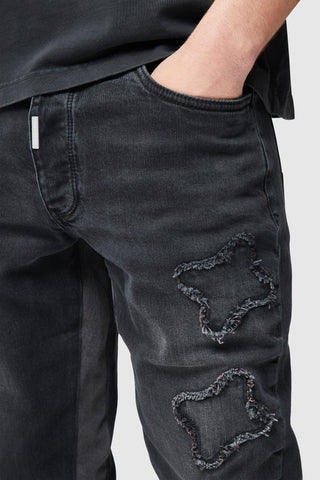 CARP STAR FLARE JEAN - BLACK