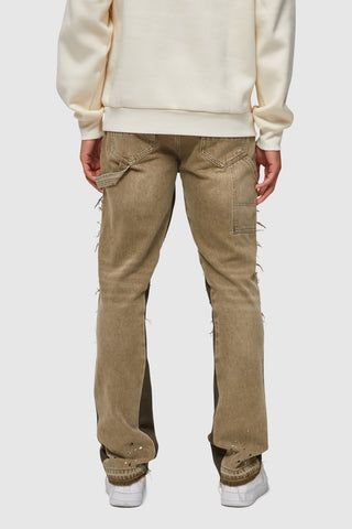 CARP FLARE JEAN - KHAKI