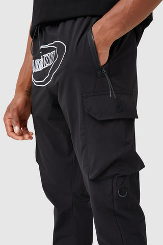 Pantalon de cargaison de tempête en orbite - noir