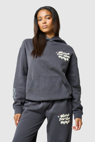 Womens Shoot For The Stars Tracksuit - Volcano Grey