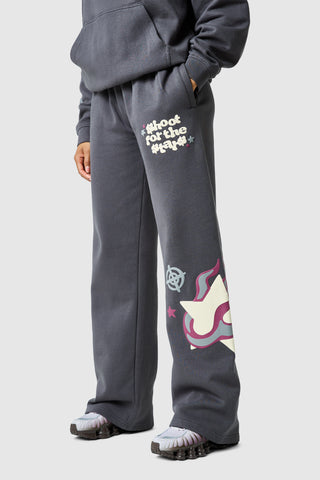 Womens Shoot For The Stars Tracksuit - Volcano Grey