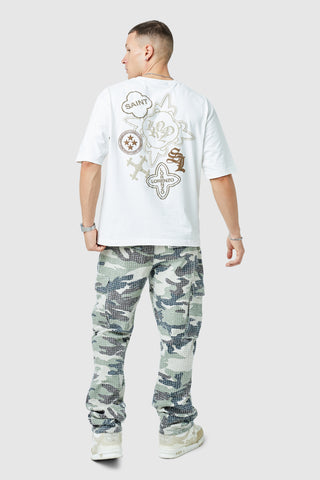 General Camo Cargo Pant - Green/Brown