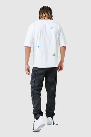 Dreamers Paint Tee - White