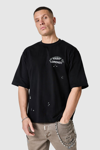 St Lorenzo Painter Tee 2.0 - Black