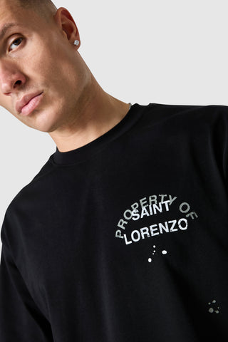 St Lorenzo Painter Tee 2.0 - Black