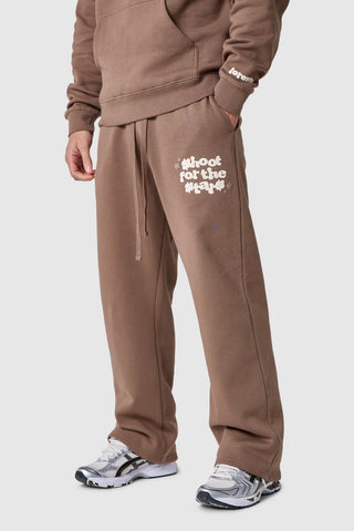 Shoot For The Stars Tracksuit - Earthy Brown