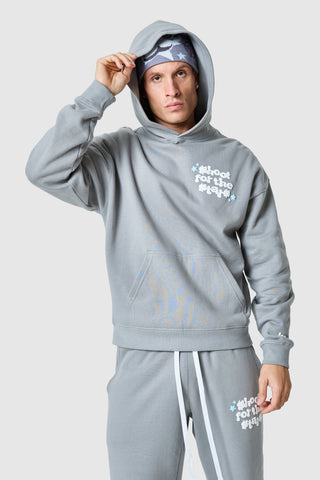 Shoot For The Stars Hood - Moon Grey