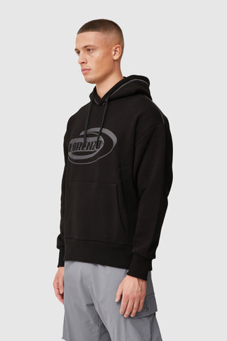 ORBIT STITCH HOOD - BLACK