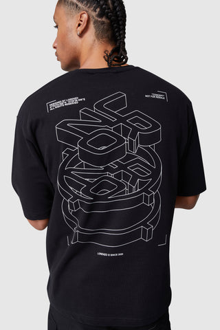 BLUEPRINT TEE - BLACK