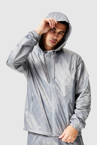 Monogram Windbreaker - Grey