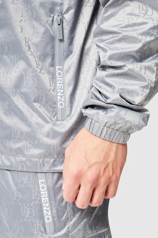 Monogram Windbreaker - Grey