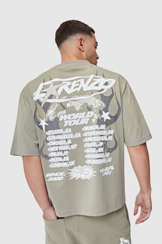 World Tour Twinset - Khaki