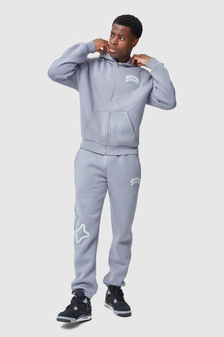 Dream Acdmy Zip Tracksuit - Grey