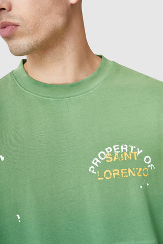 St Lorenzo Painter Tee - Green