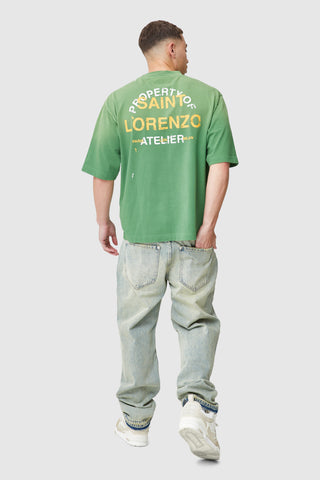 St Lorenzo Painter Tee - Green
