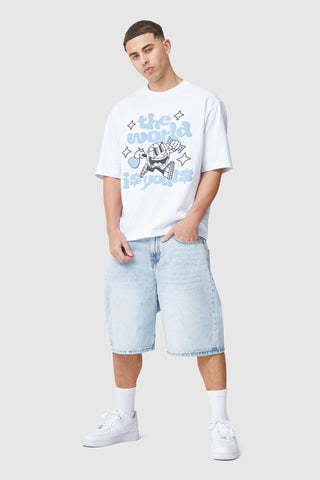 All Star Jort - Light Blue