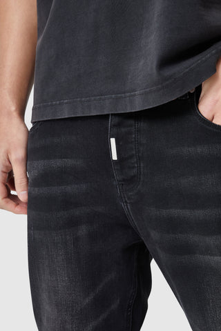 Stacked Jean - Black Stone Wash