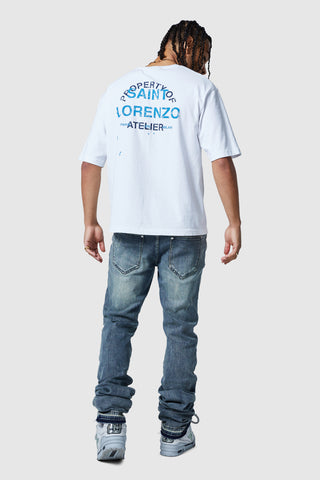 Stacked Jean - Vintage Blue