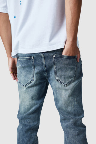 Stacked Jean - Vintage Blue