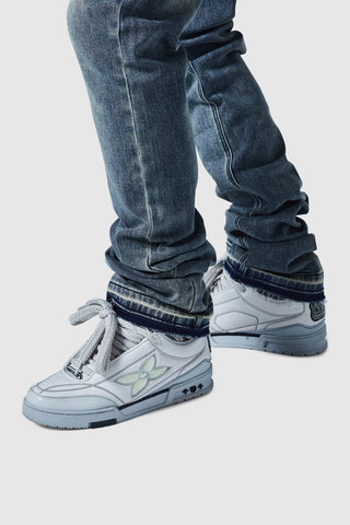 Stacked Jean - Vintage Blue