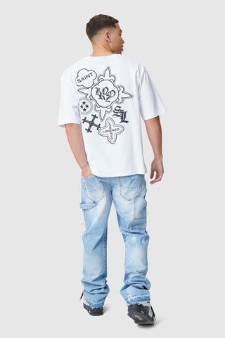 Carp Flare Jean - Light Blue