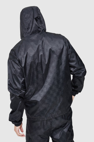 Monogram Windbreaker - Black