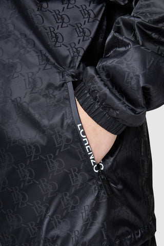 Monogram Windbreaker - Black