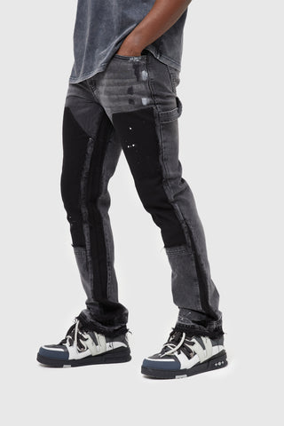 CARP FLARE JEAN - CHARCOAL