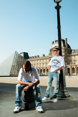 Elio Stacked Jean - Light Blue Wash