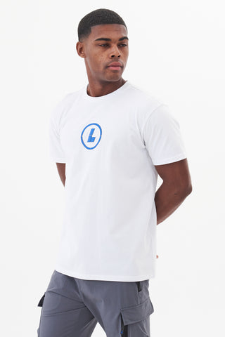 Rapide Tee - blanc / bleu